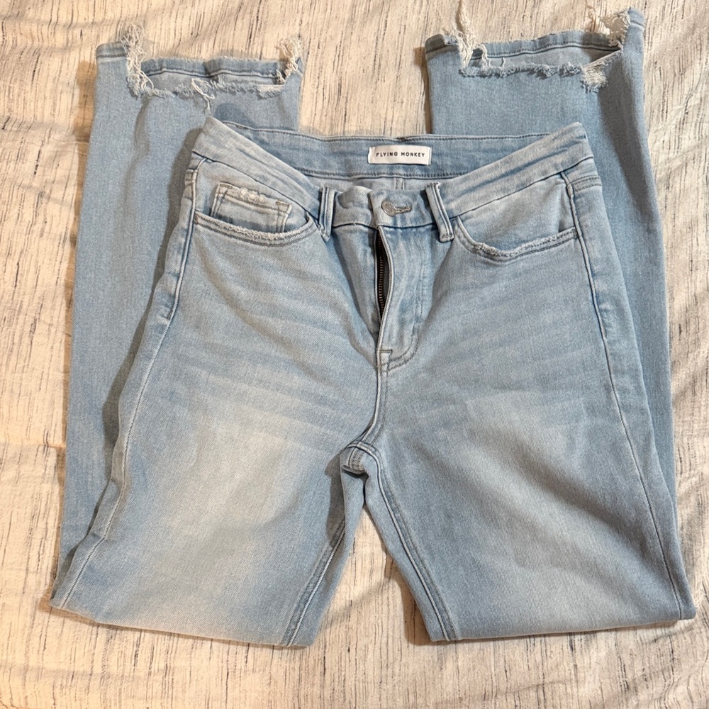 Flying Monkey Black Label Light Wash Jeans Size 28
